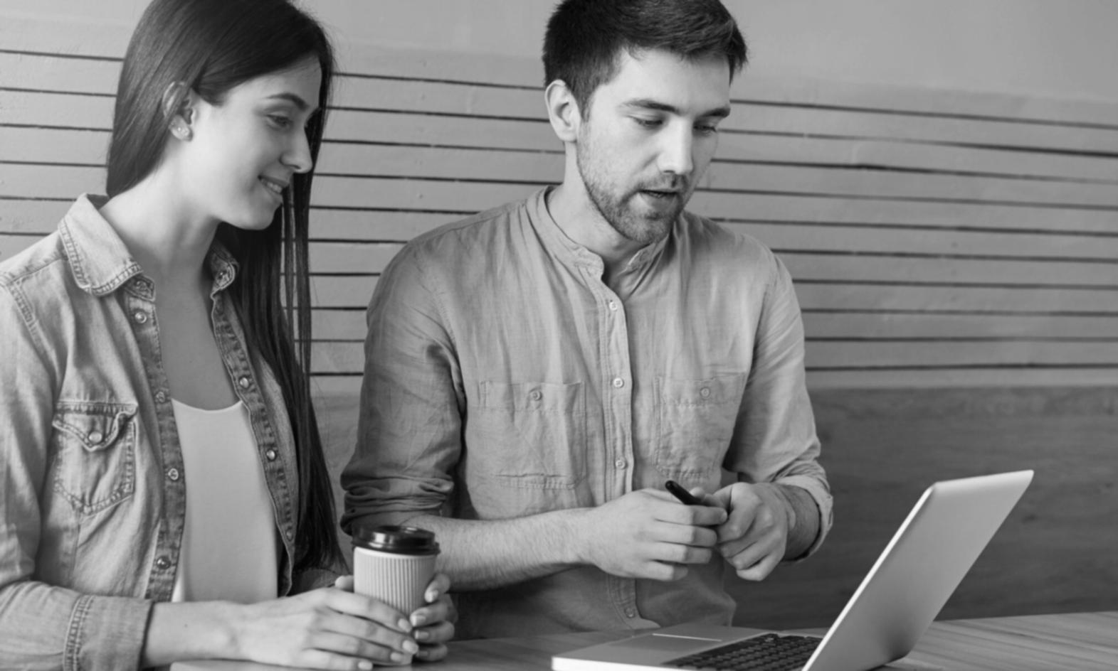 Professional business development discussion